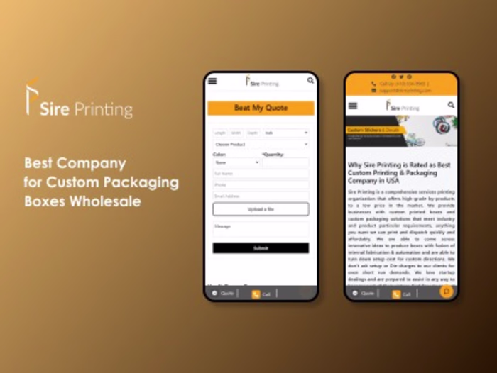 Box Packaging web UI 
