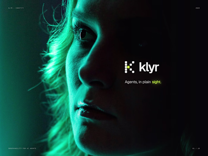 Klyr — Brand Identity for an AI-Agent Observability Tool