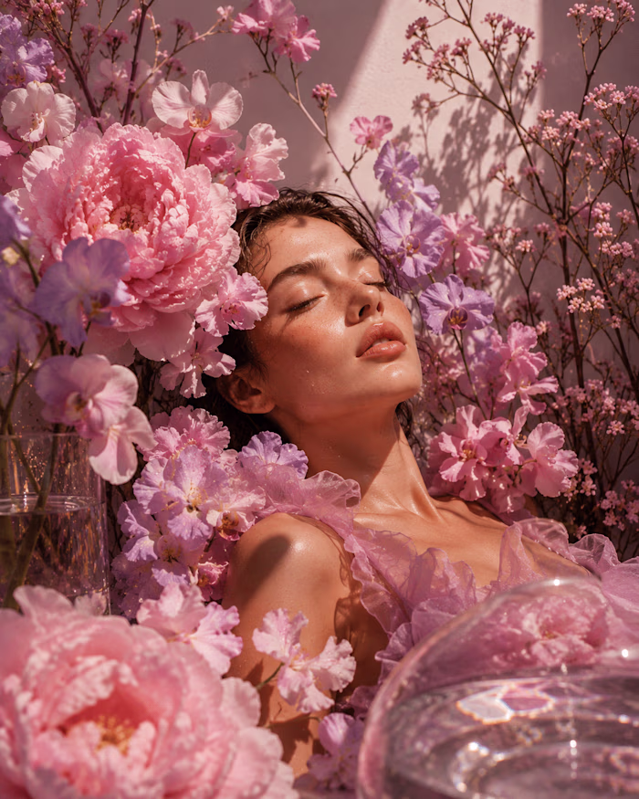 FLORAL ESSENCE — AI Beauty & Floral Visual Campaign