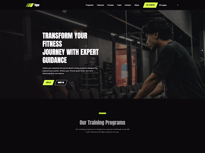 Tiger Gym — Fitness &