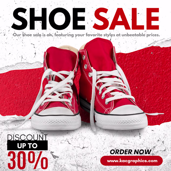 Shoe Sale Post Design