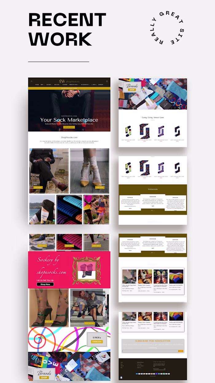 Shopify Store Design for a