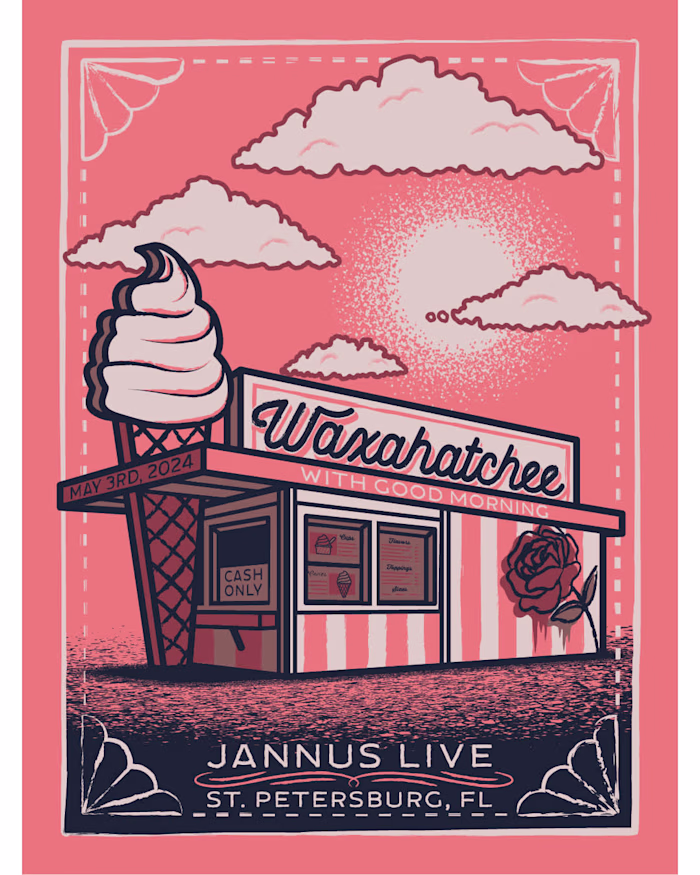Waxahatchee Poster Design