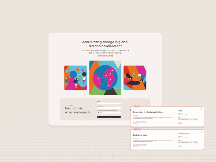 Kuja A platform connecting nonprofits with grants, designed ...