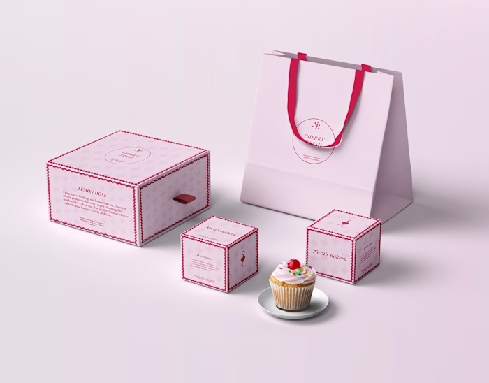 Nara's Bakery-brand identity