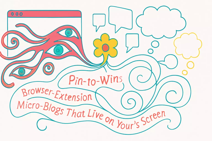 Pin-to-Win: Browser-Extension Micro-Blogs That Live on Your Reader’s Screen