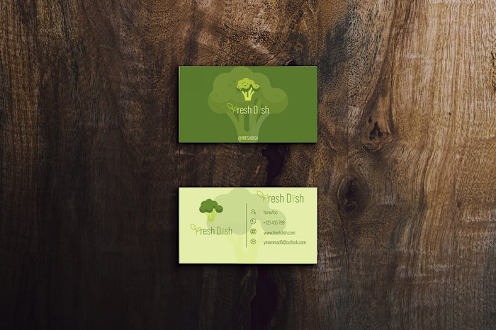 business card design for startups