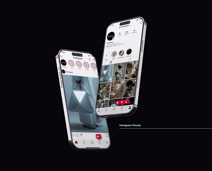 Marketing Visuals for Fashion brand Refenzee