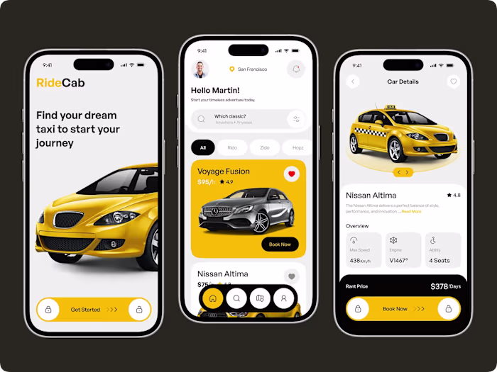 Taxi Booking Mobile App 