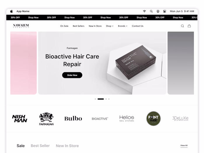 Nawaiem Cosmetics - Ecommerce Store