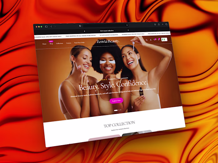Shopify Beauty Brand Design & Strategy Case Study