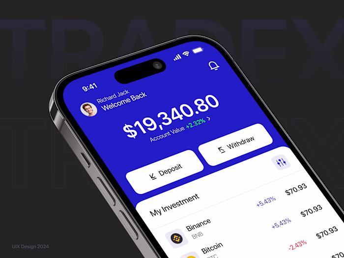 Tradex - Crypto Mobile App