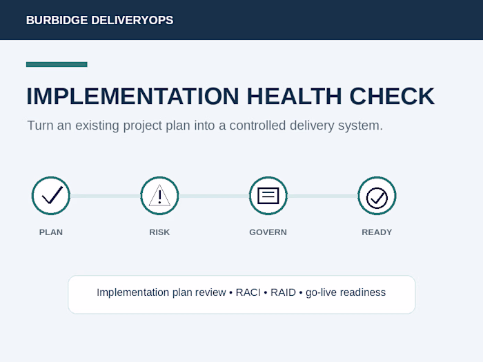 SaaS Implementation Health Check Demonstration