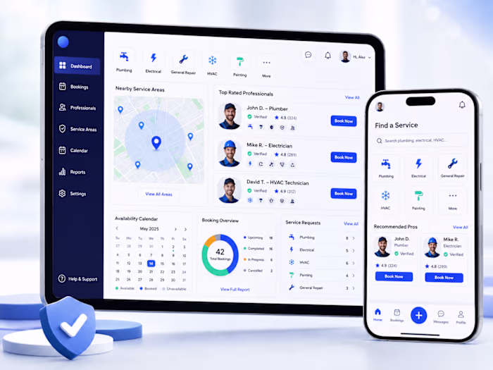 A service marketplace connecting customers