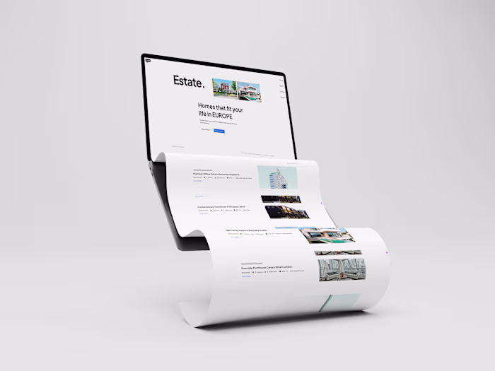 Framer Real Estate Website with Curated Listings & Agent Network