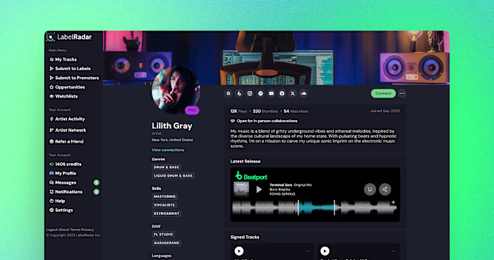 UI/UX Redesign for LabelRadar Platform