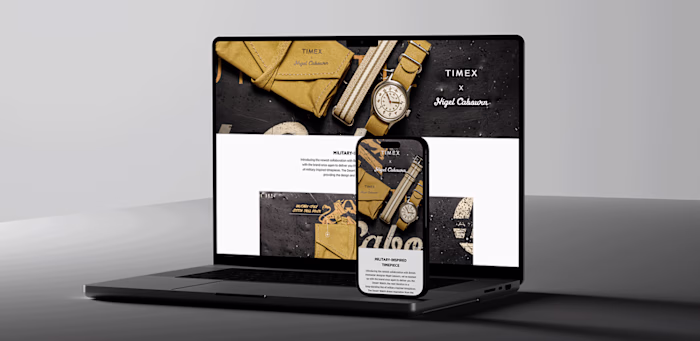 Timex x Nigel Cabourn Desert Collab