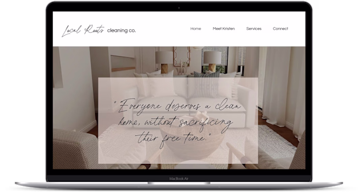 Local Roots Cleaning Co. — Asheville Brand & Web Designer | Thri