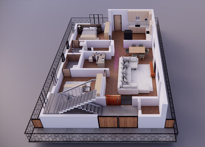 3D Floor Plan Visualization🙌