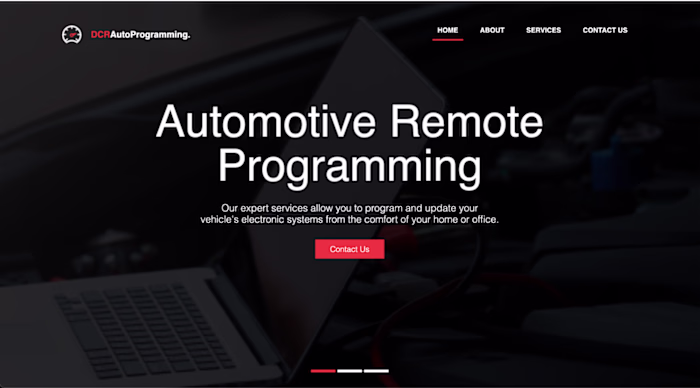 I designed and developed a modern, mobile-responsive website...
