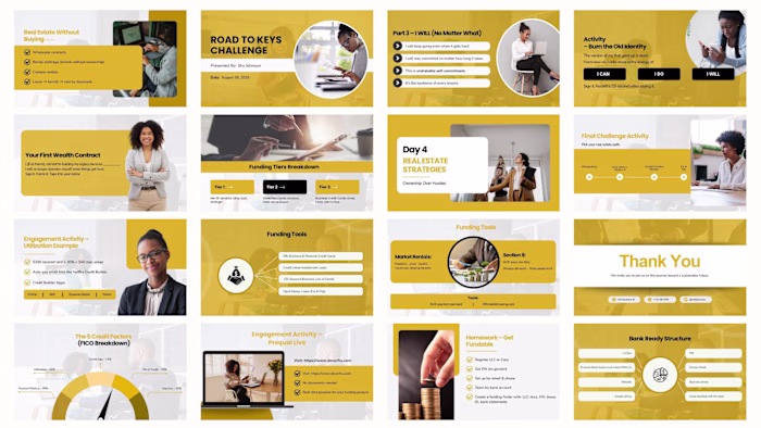 Canva Slides for a Course slides