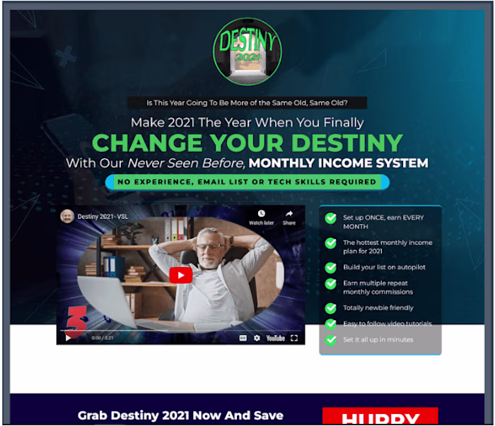 Destiny Income
