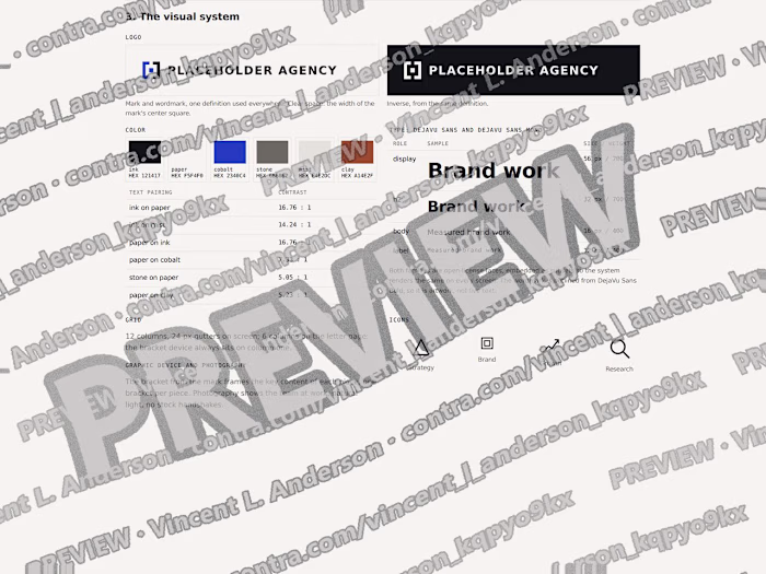 Agency rebrand from concept to system