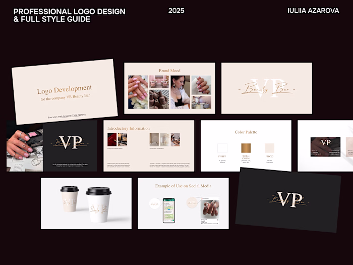 Professional Logo Design & Full Style Guide