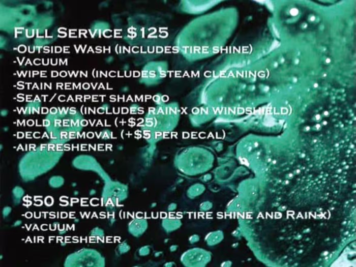 Pricing Sheet