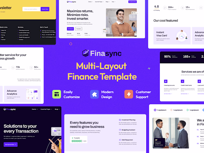 Finasync — Agency Business Website