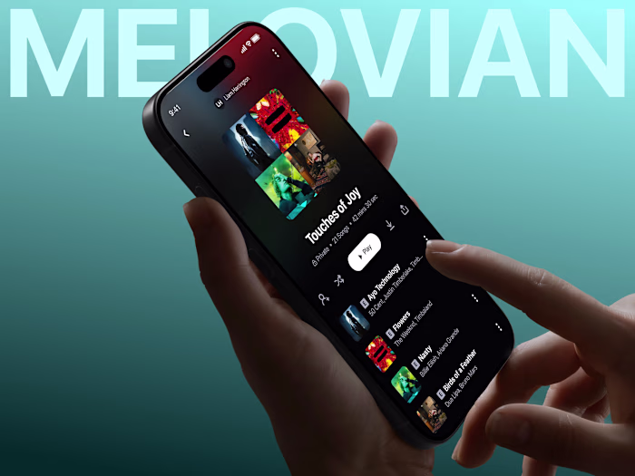 Mood-Based Music App UI UX Design | Brand Identity