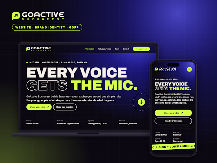 GoActive Bucharest — Every voice gets the mic
