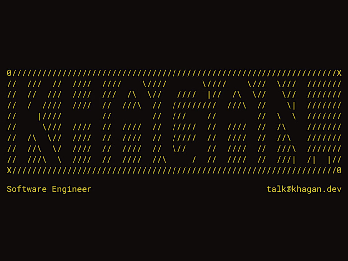 Khagan — Software Engineer