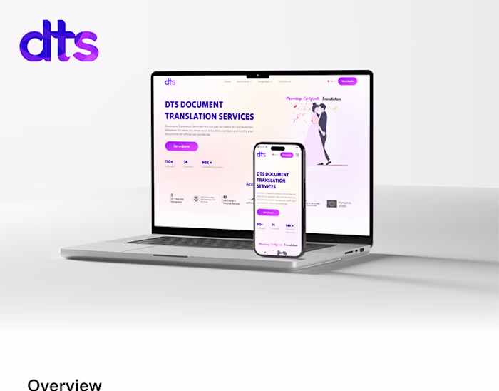 Visa Processing & Document Services Web – Modern UI/UX