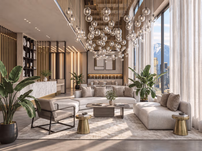 A hotel lobby is more