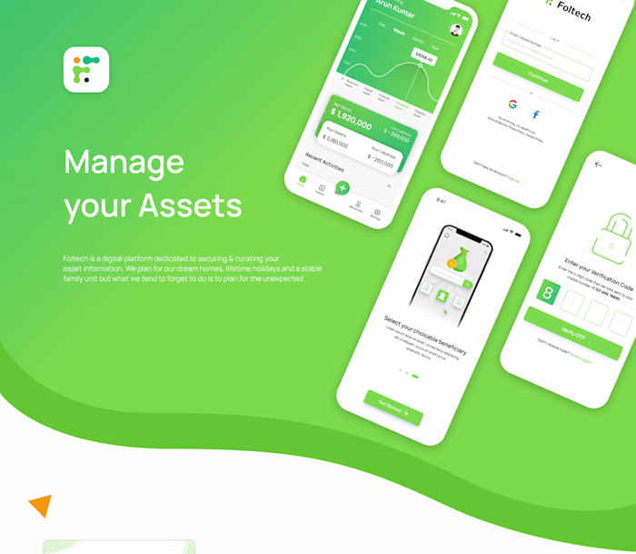 Sleek and Intuitive UI Design for the Foltech Application