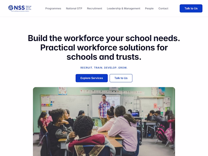 National School Services - Multi-Page Website & CMS Build