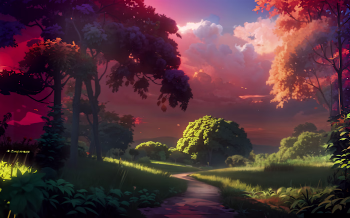 Nature's background: Painting sketch generated ai images.