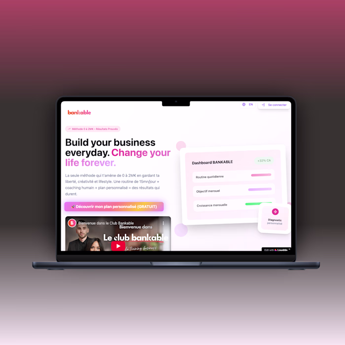 Bankable Lovable Web App Development