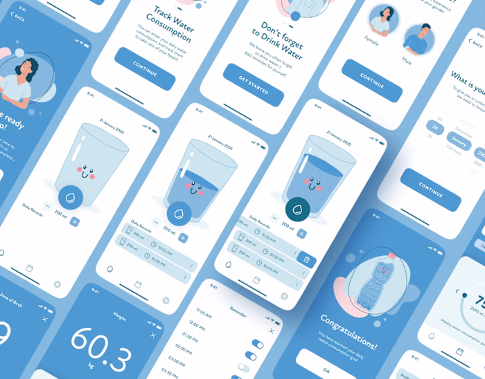 Drink Water Ui