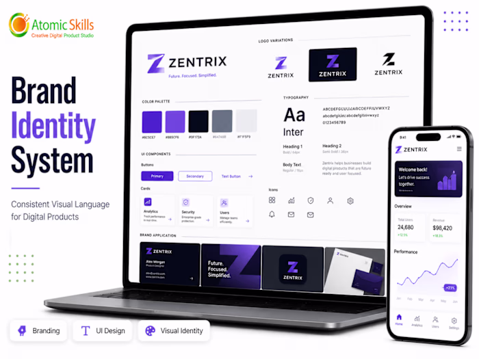 Brand Identity System for Digital Products