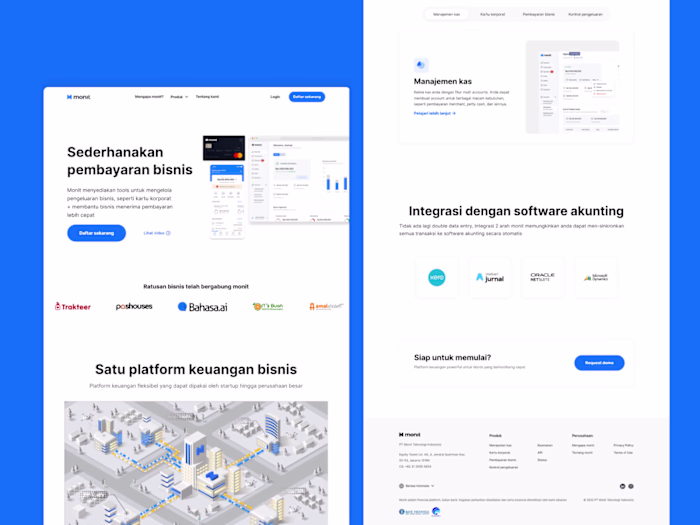Webflow Development for Financial Platform