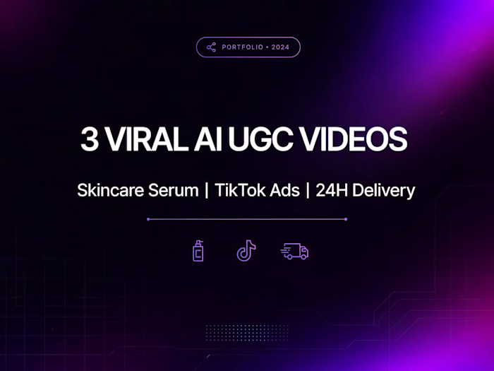 Viral AI UGC for Skincare Serum - TikTok Ad (67K Views)
