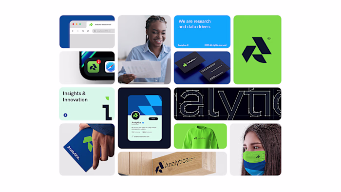 Analytica Research Hub | Brand identity design 