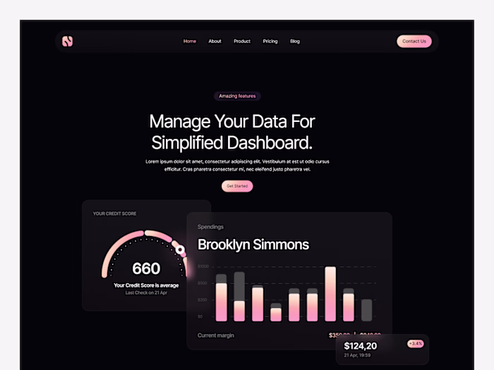 Saas website