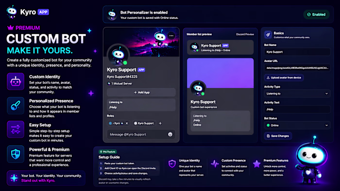 🤖 Custom Bot Branding 