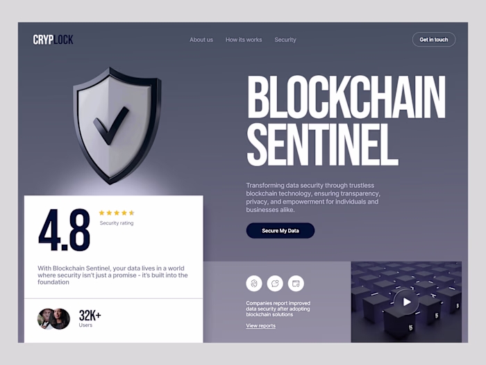 Web3 Blockchain Security Platform Design for Cryplock