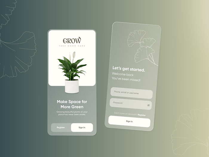Sign Up for Plant App