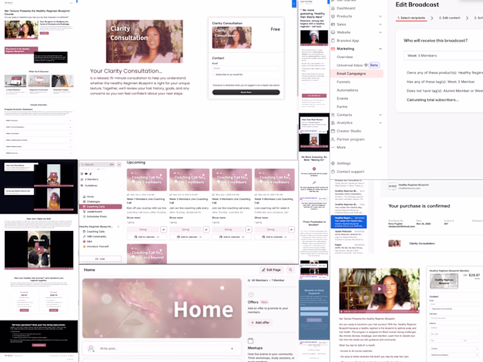 Healthy Regimen Blueprint Kajabi Funnel