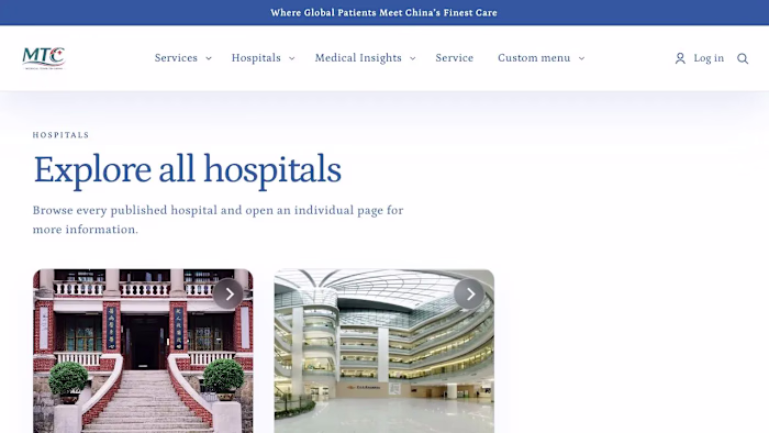 Medical Tour To China